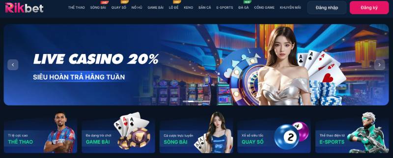 Các ưu điểm của RikBet
