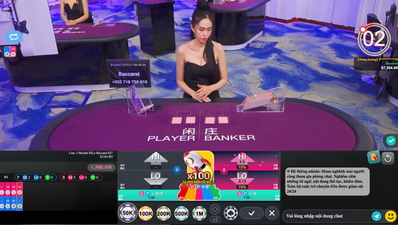 Rocket Hilo Baccarat Rikbet - Trò Chơi Lạ Nhưng Hay 3 Cách chơi Rocket Hilo Baccarat
