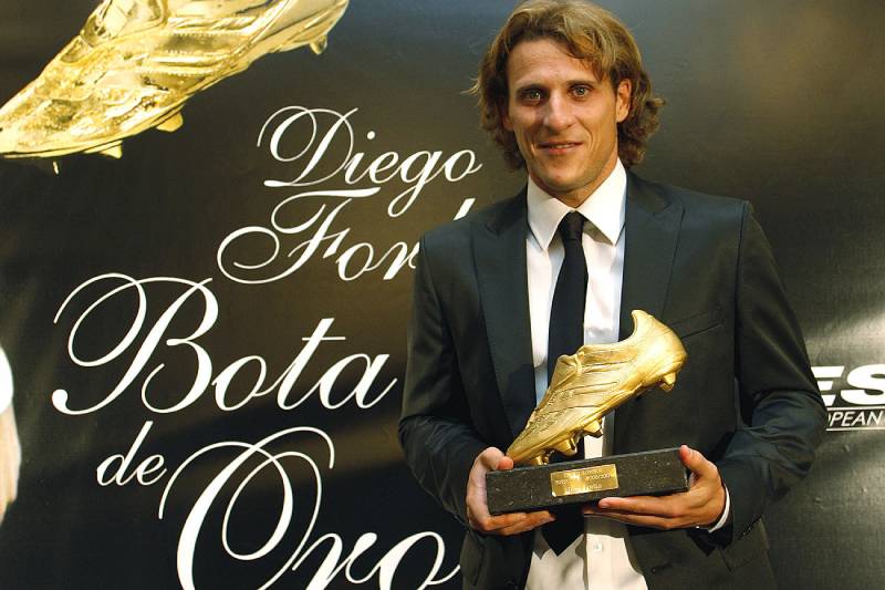 Top 5 Cầu Thủ Giành Nhiều Chiếc Giày Vàng Châu Âu Nhất 6 Diego Forlán