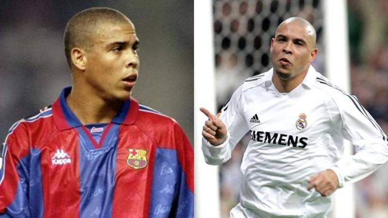 5 Cầu Thủ Từng Khoác Áo Cả Barcelona Và Real Madrid 3 Ronaldo Nazário real vs barca