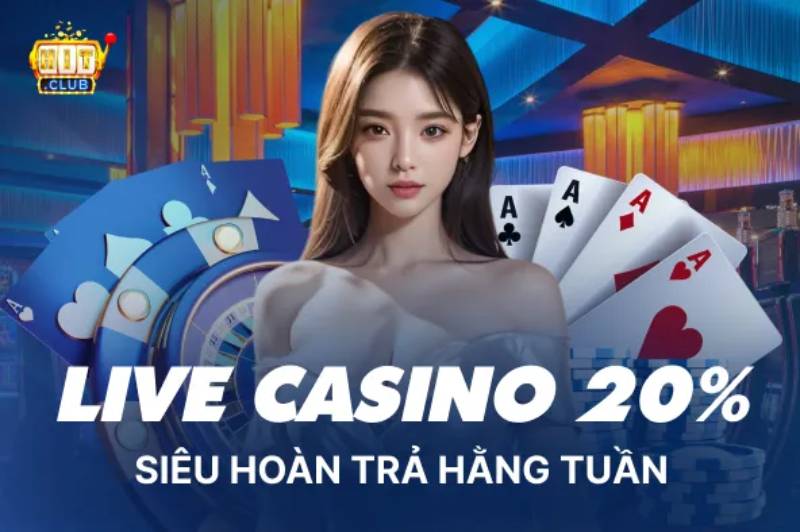 Khuyến Mãi Rikbet - Các Cơ Hội Nhận Thưởng Siêu Hấp Dẫn 2 Siêu hoàn trả hằng tuần cho người chơi Live Casino