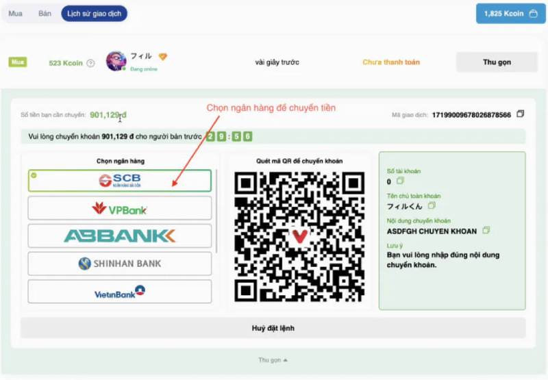 Hướng Dẫn Giao Dịch P2P Tại Rikbet: Mua, Bán Kcoin Dễ Dàng 9 chon ngan hang